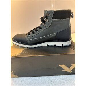 Territory Tru Comfort Foam Ankle Boot Titan Two Gray Leather Men SZ 9.5W New